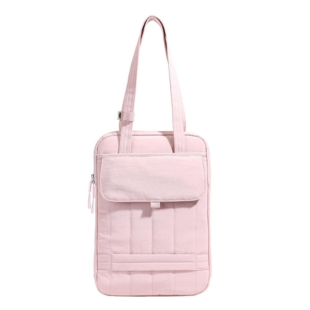 

Сумка-тоут Сумка для ноутбука Наплечная сумка Ударопрочный деловой портфель Портативная сумка для хранения компьютера Офис розовый