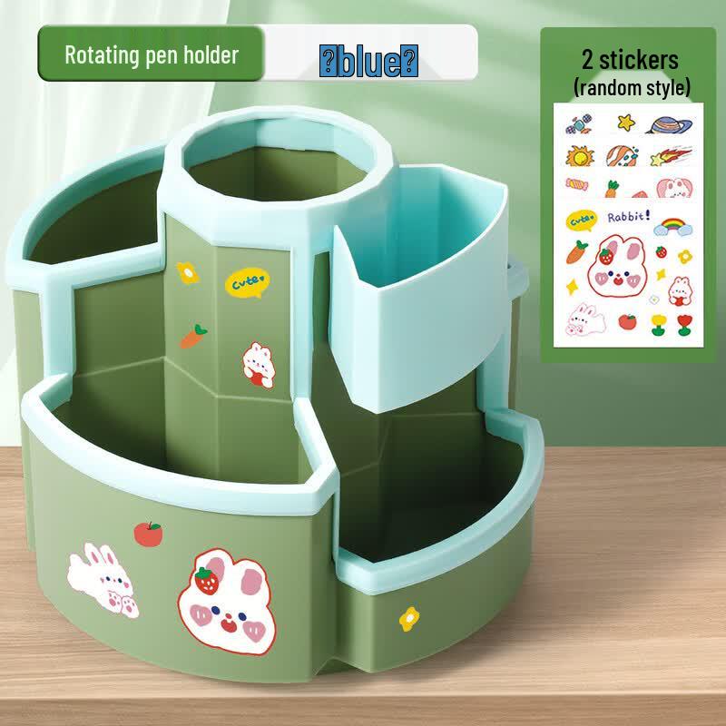360-Degree Rotating Desk Pen Holder