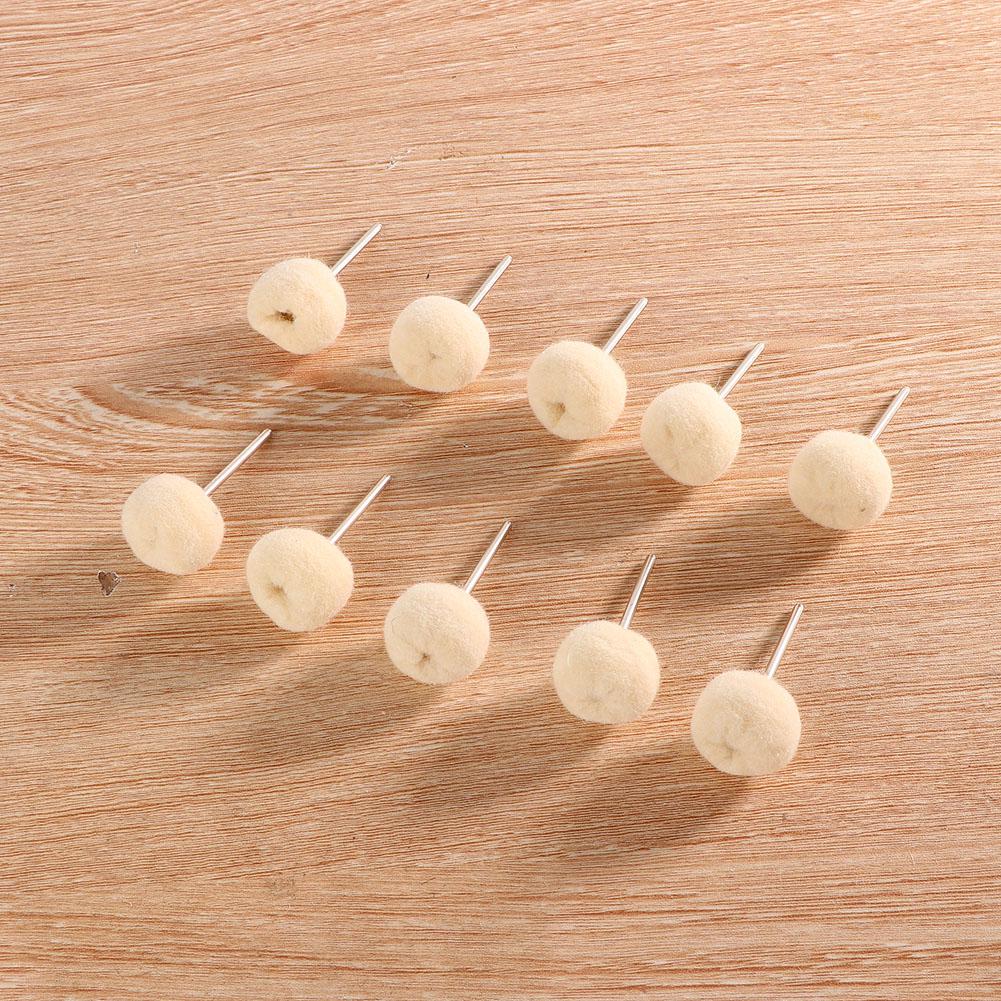 10PCS 2.35mm Polishing Tool Woollen Buffing Wheel Abrasive Tool Abrasive Tool