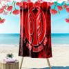 Mainz Roots Print Beach Towel, Large Soft Quick Dry Towel for Beach Camping Swimming