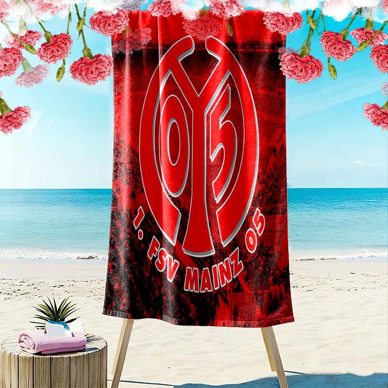 Mainz Roots Print Beach Towel, Large Soft Quick Dry Towel for Beach Camping Swimming