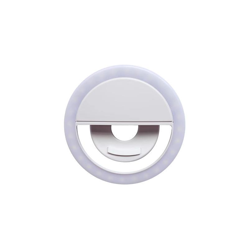 Portable Rechargeable USB Selfie Ring Light for Live Broadcast & Beauty Lighting