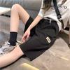Ice Silk Sports Shorts Women's Summer Slim Slim Straight Casual Quarter Pants