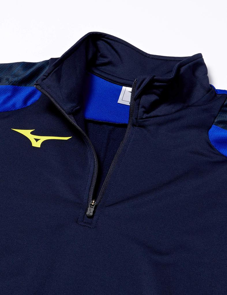 Mizuno P2MC0515 Soccer Wear Stretch Fleece Deep Japan Size 150 to Japanese size Shirt, Junior/Kids, Navy, (equivalent 150)