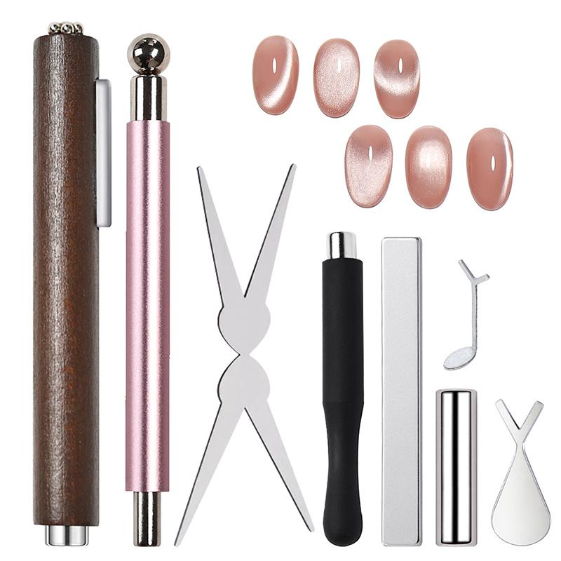 1PC Nail Art Cat Magnet Pen Multi-Function Magnet Tool For 3D Magnet Sticks Gel Painting Magnet Wand UV Gel Polish Manicure Tool