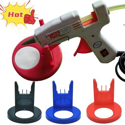 Stojak na pistolet do kleju na gorąco Zapobiega rozlewaniu kleju z pistoletu Przenośny stojak Dysza pistoletu do kleju Stojak antyprzywierający i anty-gorący Narzędzia stacjonarne