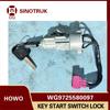 Truck Key Start Switch Lock Assembly WG9725580097 for Sinotruk HOWO Ignition Switch With Key