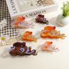 Creative Marine Animal Hair Clip 1Pcs Octopus Shark Grab Clip for Unique Hairstyle DIY and Festivals