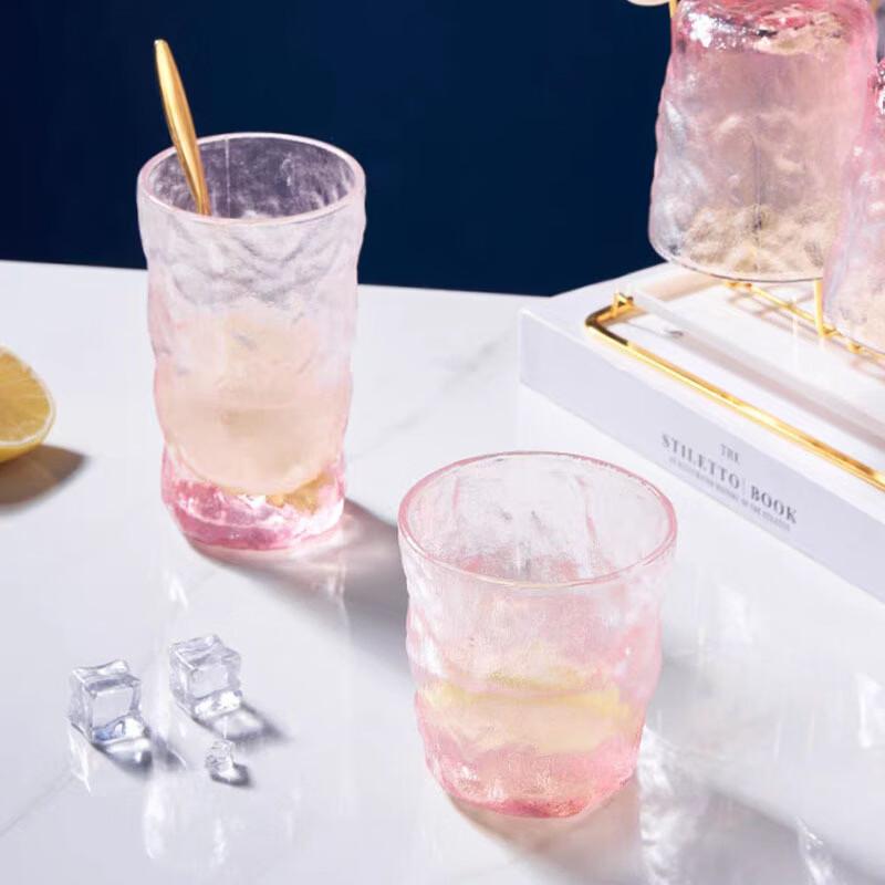 YOLCO Glacier Aesthetic Glass Cups