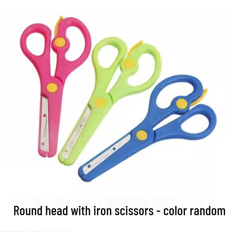 Fun & Safe Paper Cutting Scissors for Toddlers - Educational Parent-Child Activity