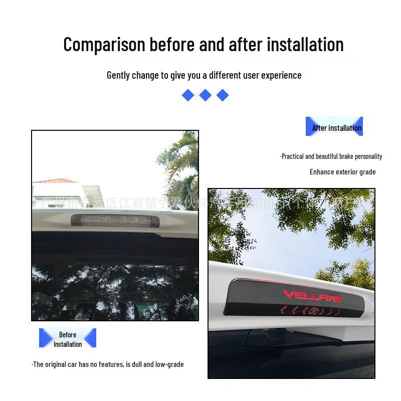 Alphard/Vellfire Brake Light Patch for Crown Series 20/30 - Decorative Bright Strip