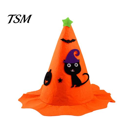 Haunted House Performance Props Halloween Pumpkin Hat for Kids Adults, Funny Plush Comfortable Breathable Festival Witch Party Costume, Cosplay, Stage