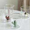 Pahar din Sticlă cu Bule 3D Realizat Manual Formă Tridimensională Animal și Plantă Formă Rezistent la Căldură Pahar Borosilicat pentru Băuturi & Cadouri