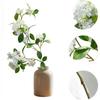 Single Stem Lilac Artificial Silk Flower for For Living Room Home Decor Office Desk TV Stand Floral Arrangement Photography Prop