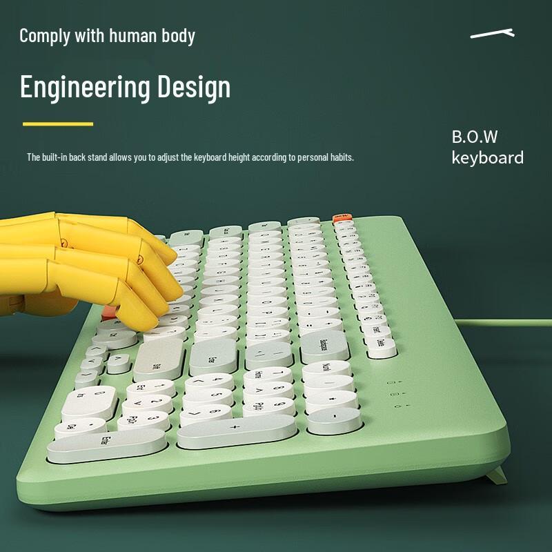 B.O.W Multi-System Ultra-Thin Silent Office Keyboards