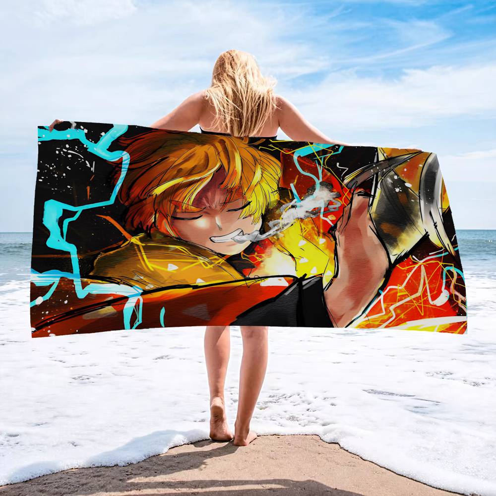 Anime CharacterS A-Agatsumas Zenits Bath Towel Microfiber Soft Water Absorbing Breathable For Girl Kids Decorative Beach Towel