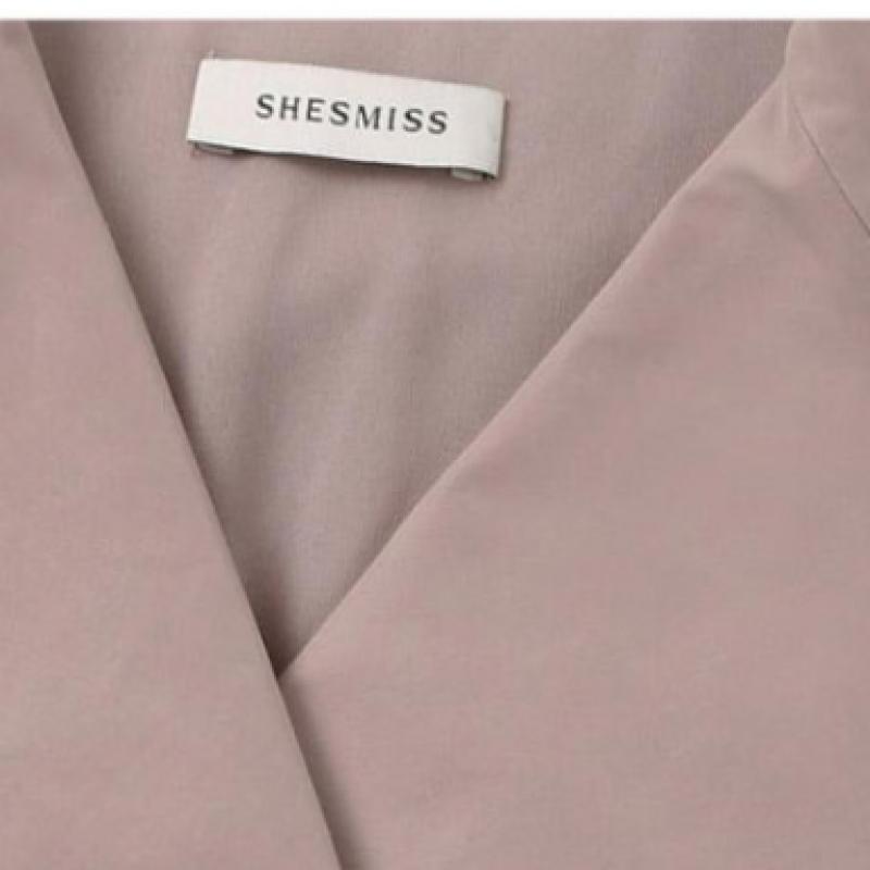  Shs Miss  Trench Type Belted Lapel Collar Dress