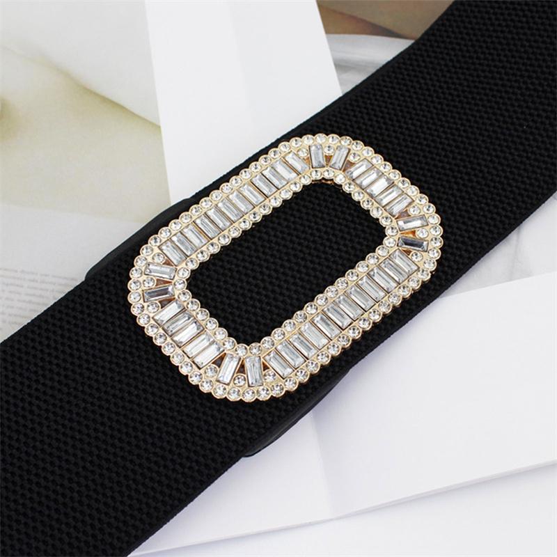 Women Wide Waist Stretch Cinch Girls Waistband Waist Seal Wide Belts