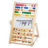 Wooden Kids' Writing & Drawing Board with Abacus and Calculator for Early Education