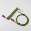 Laptop Keyboard Cable Type c to Usb c Long Coiled  Cable for Mechanical Keyboard Usb c Coiled aviator Cable