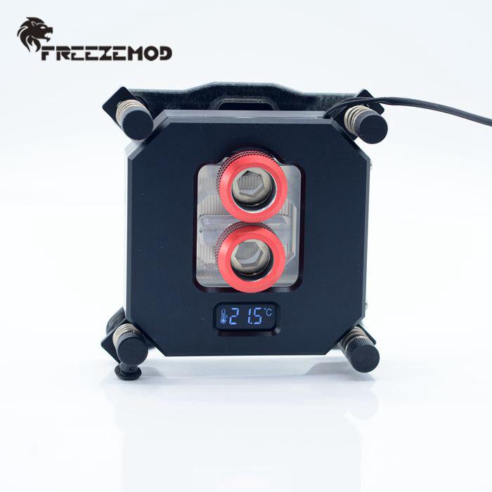 FREEZEMOD UPR-2020I CPU Water Block with LCD Temp Display for Intel