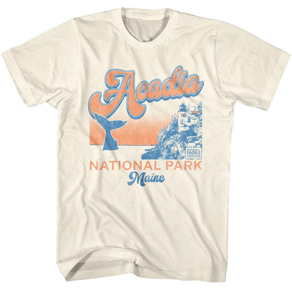 United States Acadia National Park Maine Whale Tail Men T Shirt XXXL