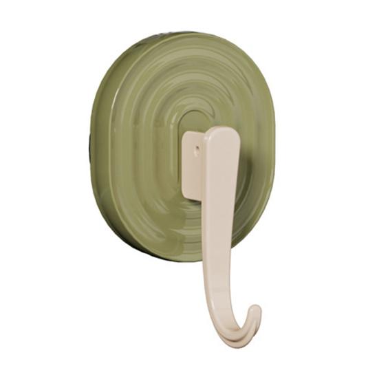 Suction Cup Hooks Strong Load-Bearing Grain Design Retro Wood No Drilling Installation Traceless Reusable Wall