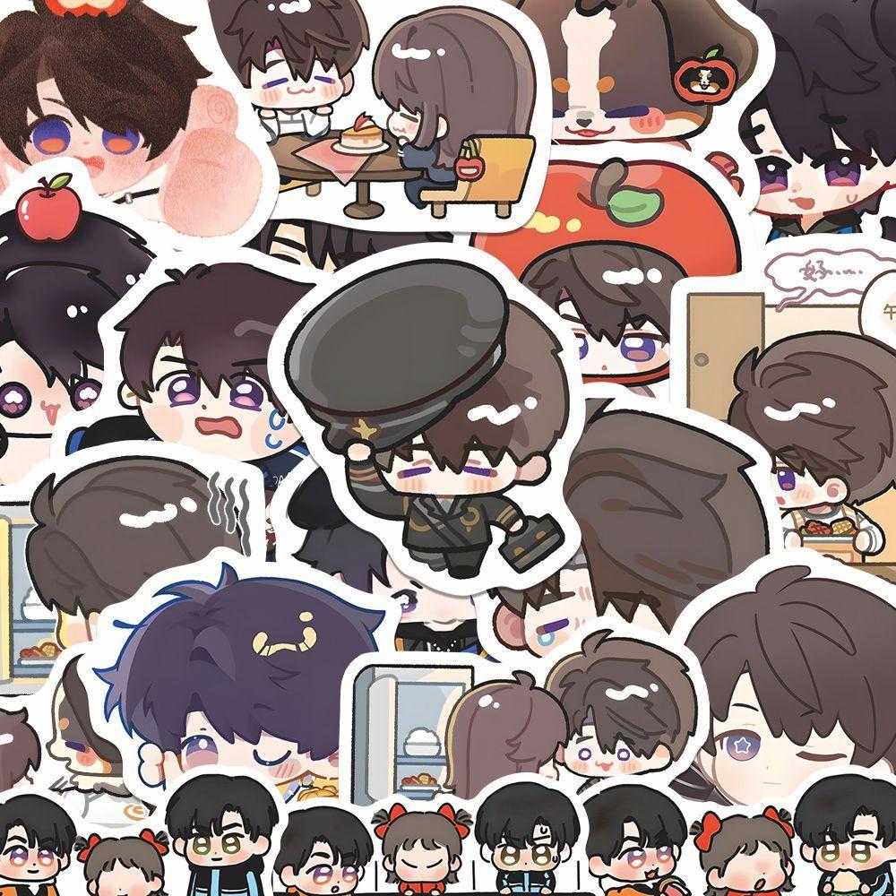 Hot Game Love and Deepspace Stickers Sylus Xavier Zayne Rafayel Caleb Cartoon Cosplay Character Stickers Decorate Prop Gifts