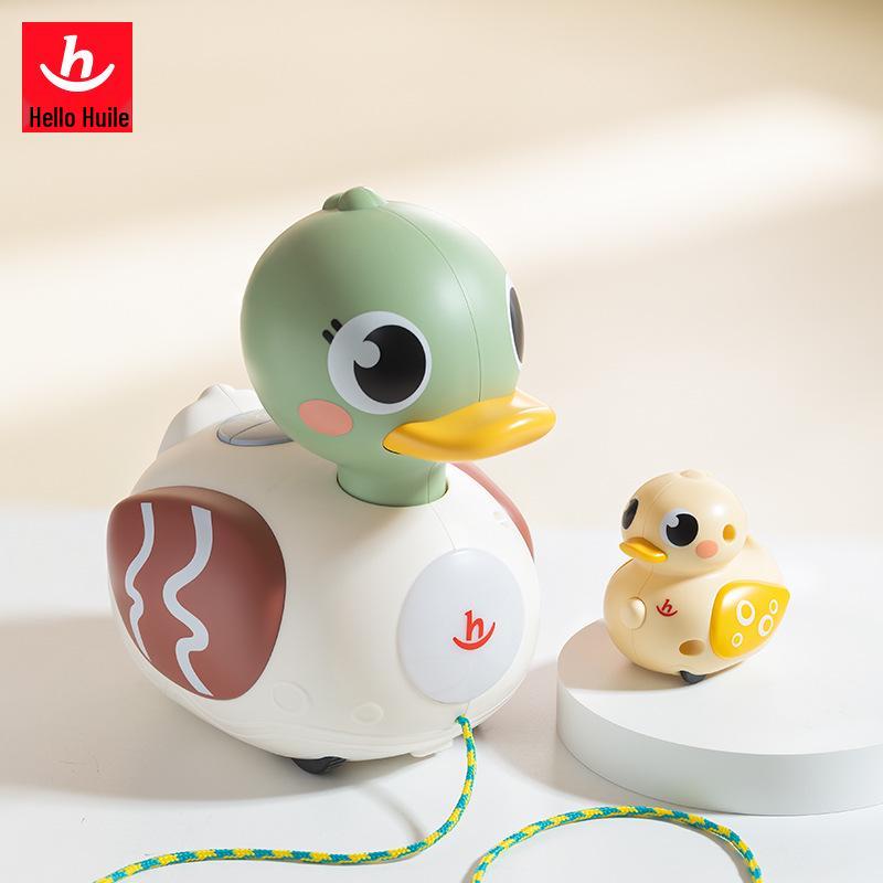

Yhuile Genuine Twist & Wiggle Duck Toy for Babies: Encourages Head Lifting & Crawling Practice (0-1 Year Olds)