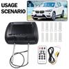 1pc Car 7inch Backrest Multimedia Player MP5 Display Universal Automobile Head Pillow 800*RGB*480 Pixels LED Digital Panel