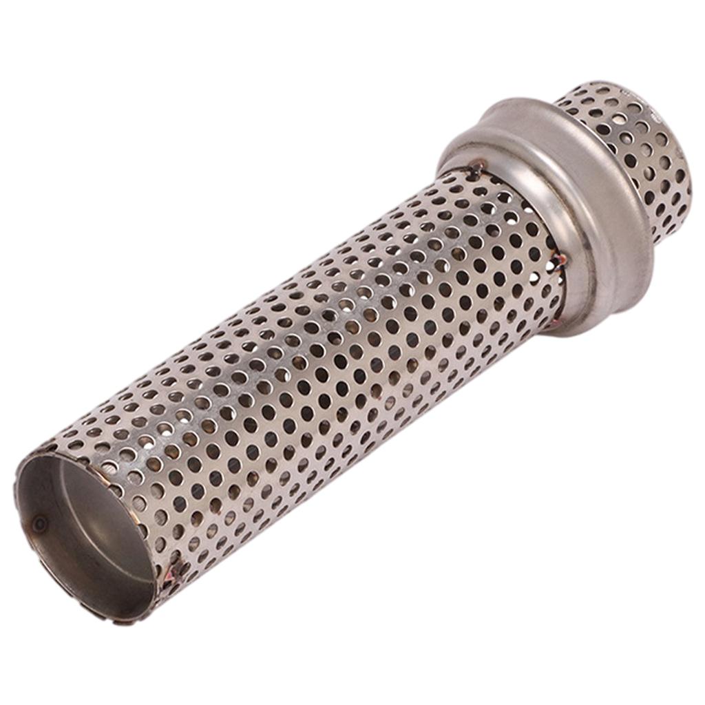 Tubo di Scarico in Acciaio Inossidabile Adattamento Universale Tubo di Scarico per Moto Riduzione del Rumore DB Insert per Moto Scooter
