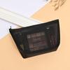 Popular Portable Nylon Mesh Makeup Bag – Transparent Small Cosmetic and Toiletry Storage for Travel