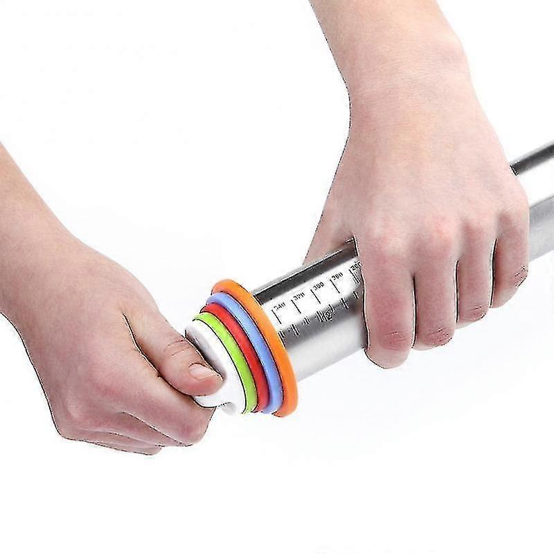 Length Adjustable Rolling Pin Stainless Steel Fondant 44cm Rolling Pin