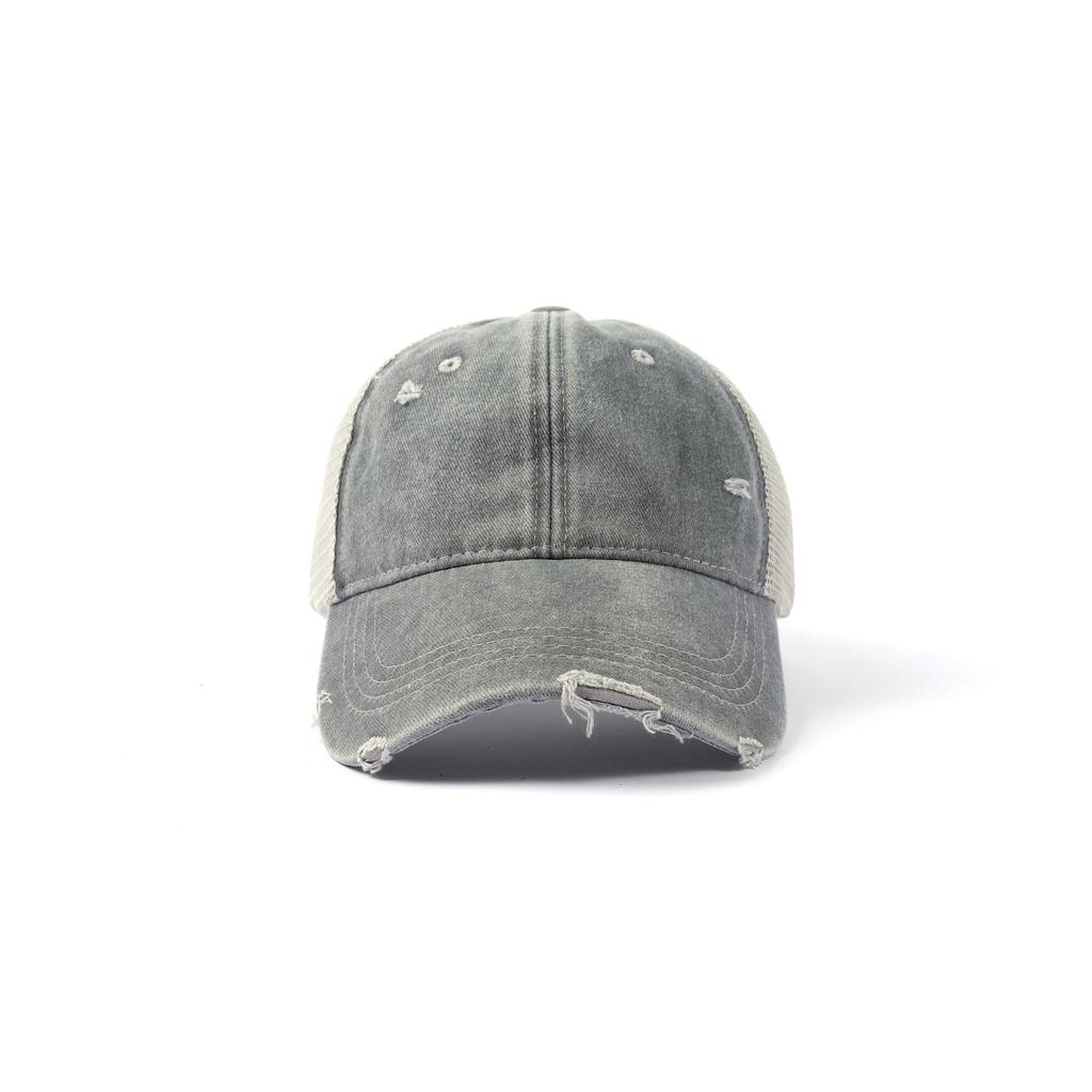 1 Printed Sponge Half Mesh Outdoor Fashion Accessory Hat, Adjustable Size, Suitable for Both Men and Women As a Holiday Gi