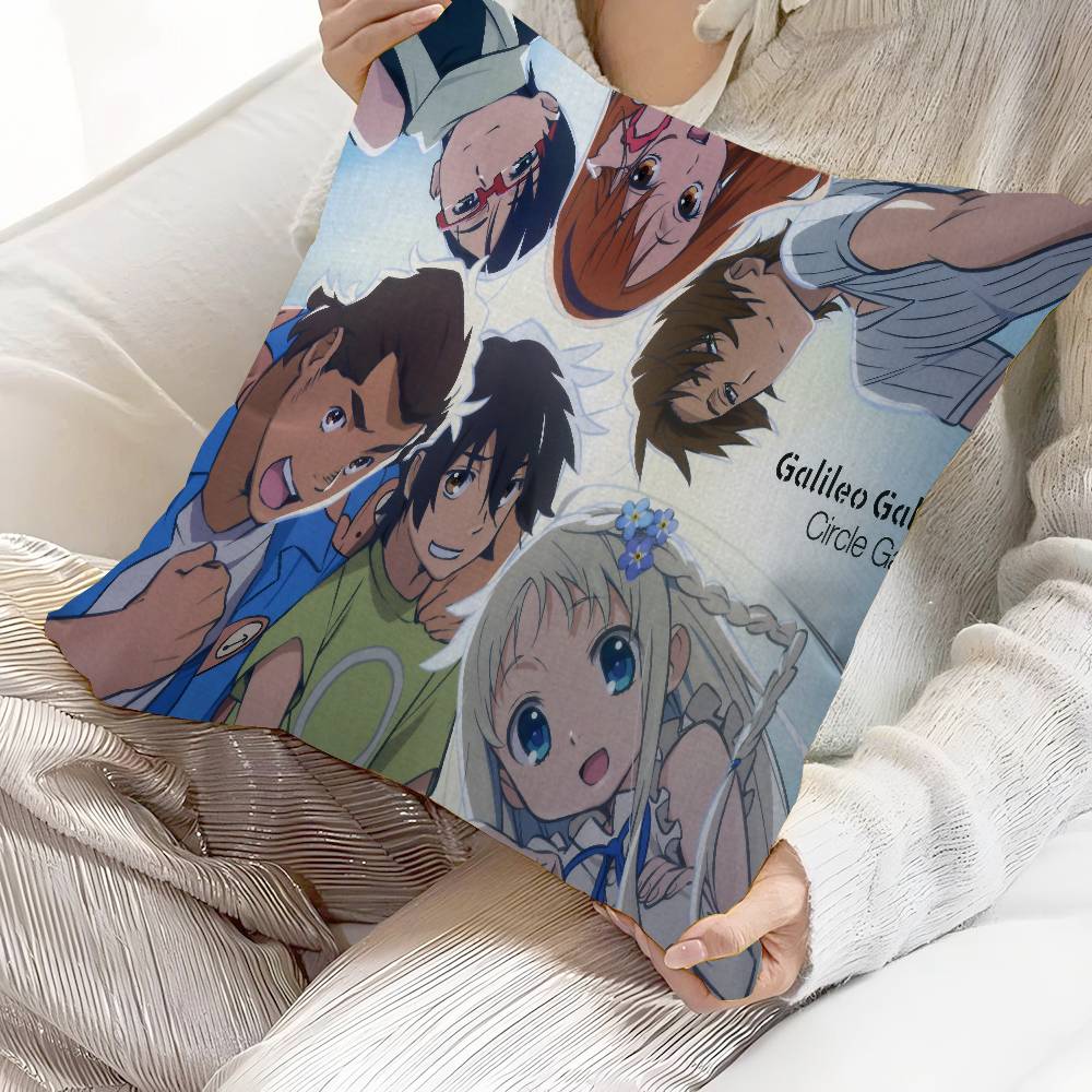 Anime Healing A-Anohana Pillow Cover Sofa Cushion Cover Home Room Decoration Children Gift