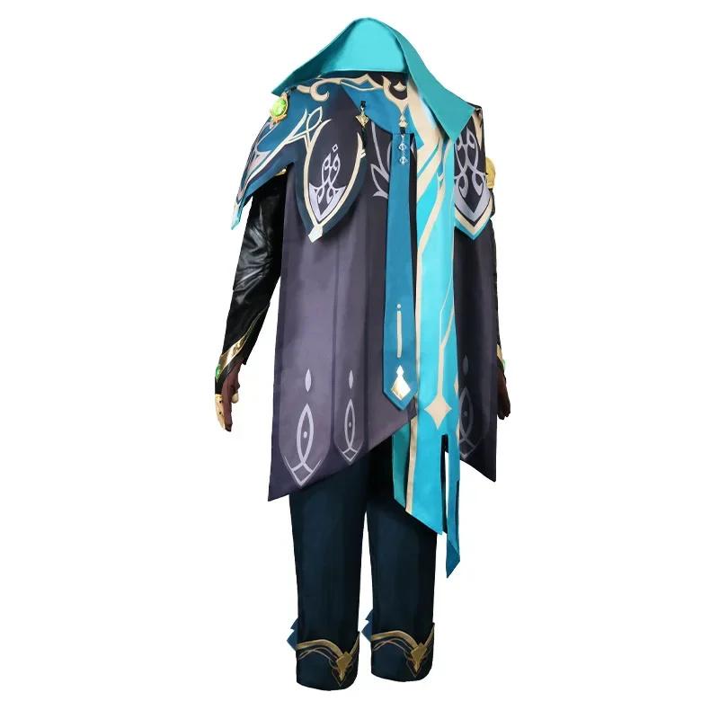 Game   Sumeru Al Haitham Cosplay Costume Al Haitham Wig Men's Uniform Halloween Alhaitham Outfits