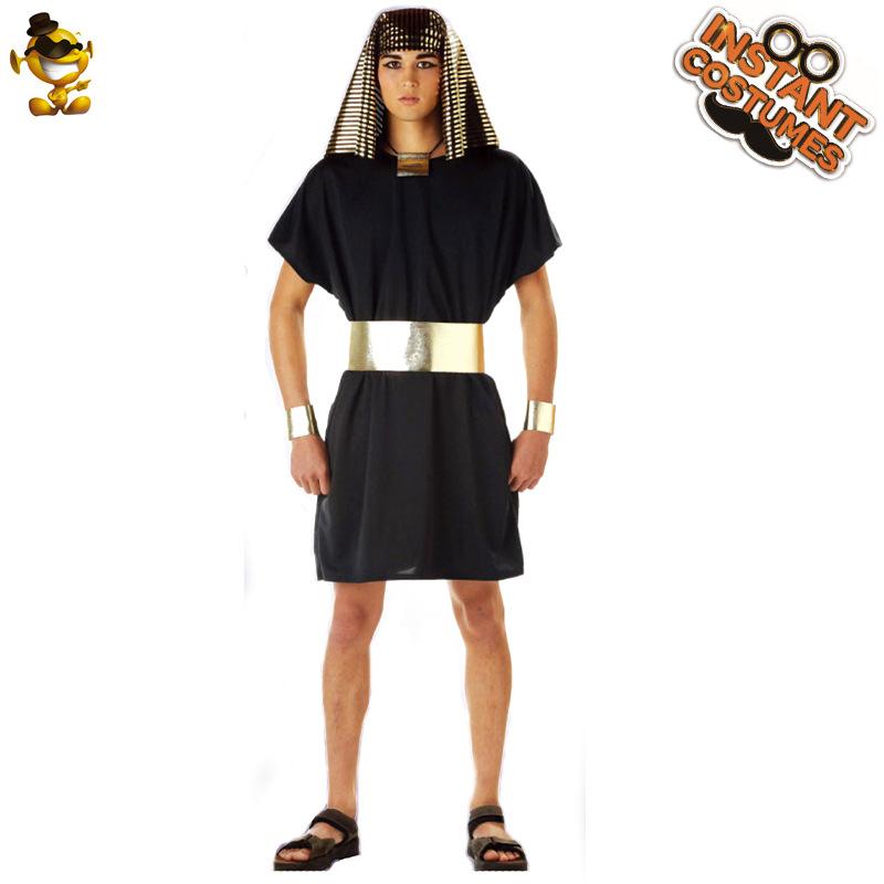 Хэллоуин взрослые мужчины и женщины пары Фараон Королева Король Королева сценический костюм для вечеринки One size fits all
