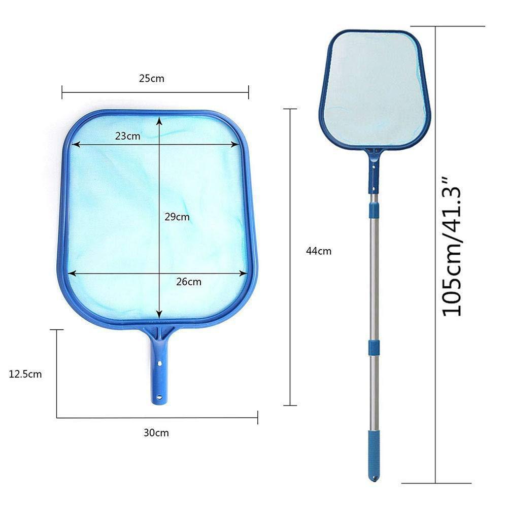 Pool Supply Professional Heavy Duty Large Swimming Pool Leaf Skimmer Net Wide Mouth Scoop Design for Faster Pool Cleaning Net