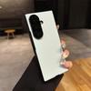Solid Color Lichee Leather Bumper Anti-drop Phone Case for Samsung Galaxy Z Fold 8 7 6 5 4 Ultra Thin Camera Protection Cover