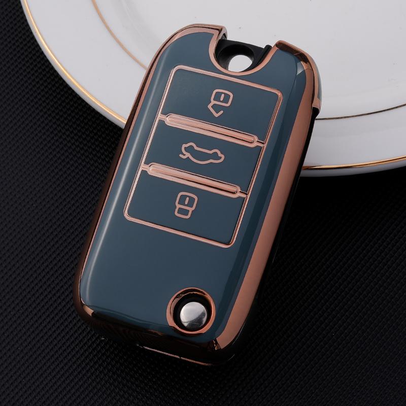 For Roewe RX5 MG3 MG5 MG6 MG7 MG ZS GT GS 350 360 750 Car Flip Key Case Cover Key Case Protector Car Accessories