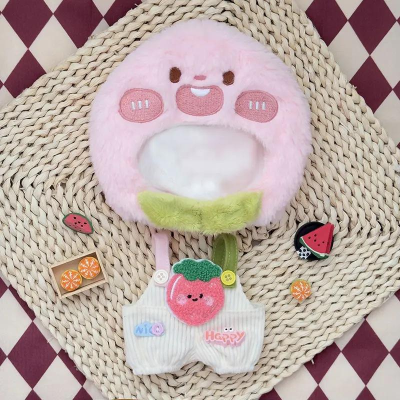 20Cm Doll Set Clothes Anime Love And Deepspace Caleb Maumet Costume Cartoon Apple Retaining Cap Suspender Trousers Clothing Gift