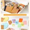 50/100Pcs Colored Blank Kraft Paper Cards Craft Cards Paper Business Message Cards Flash Card Blank For Learning Study Diy Memor