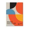 Bauhaus Contemporary Canvas Painting Abstract Geometric Line Pictures Wall Art Decorative Posters Prints for Living Room Home