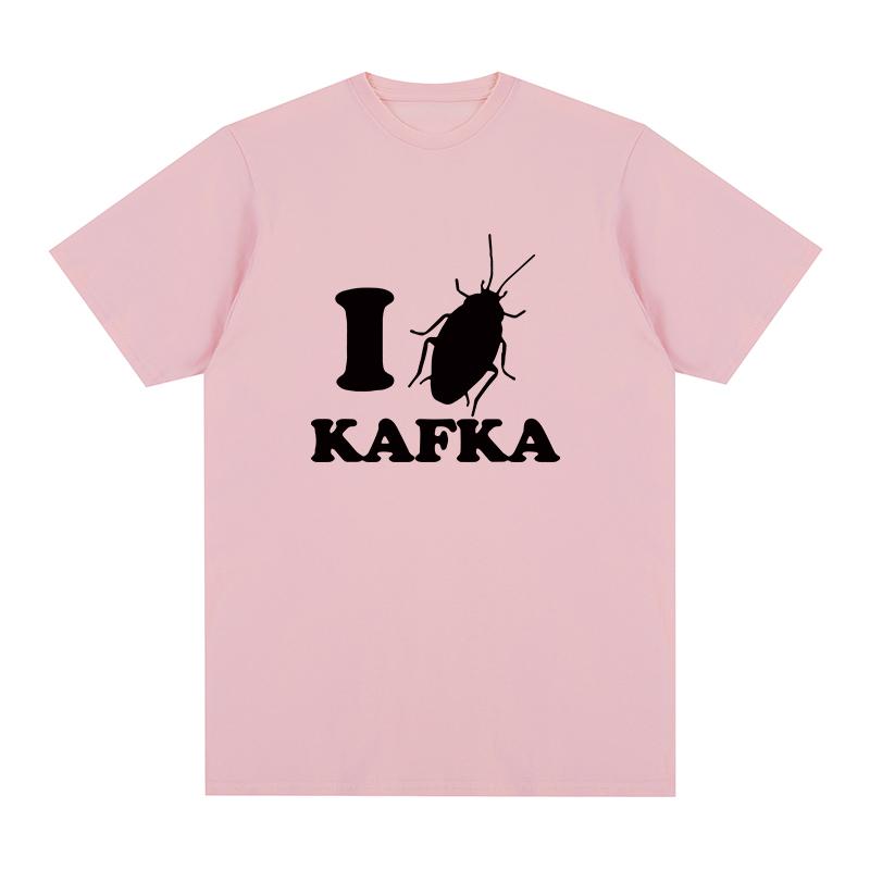Koszulka I Love Franz Kafka Klasyczna Bawełniana Męska Koszulka Nowa KOSZULKA TSHIRT Damskie Topy