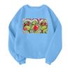 Children's Fashionable Lightweight Long-sleeved Round Neck Pullover With Pockets Printed Pullover