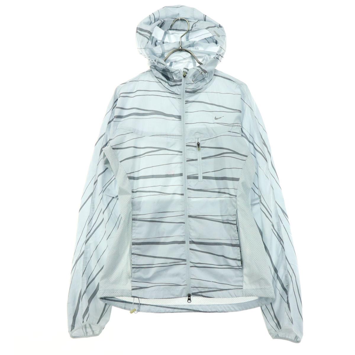 

NIKE Long sleeve vapor Jacket S Silver Men s Used