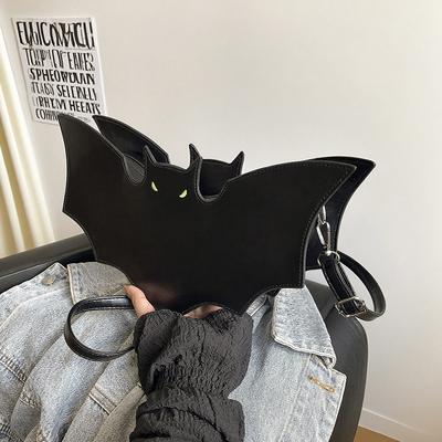 Halloween Fledermaus kleine Tasche neue Mode lustige Persönlichkeit vielseitige Umhänge-Umhängetasche Achseltasche