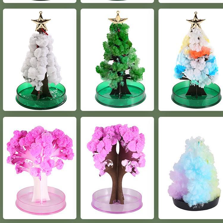 Magic Watering Crystal Christmas Tree - Children's Science Experiment Snowflake Toy