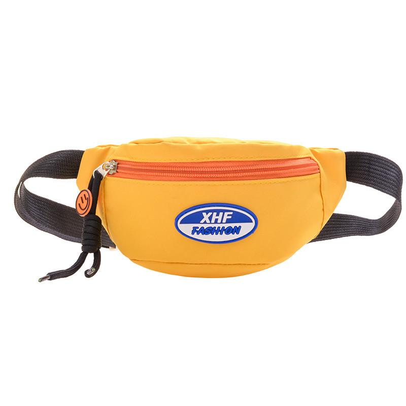 Stylish Kids Sling Bag For Boys And Girls Cool Letter Design Fashionable Crossbody Accessory In Nylon With Durable Features And Fun Colors