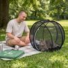 360° Panoramic -Up Rolling Cat Playpen Ball,Rolling Outdoor Cat Ball Enclosure,Foldable Mesh Cat Playpen For Pet